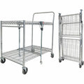 Stanley Black & Decker Bostitch Stowaway Utility Cart, Chrome, BOSBSACLGCR