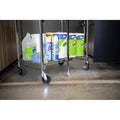 Stanley Black & Decker Bostitch Stowaway Utility Cart, Chrome, BOSBSAC-LGCR