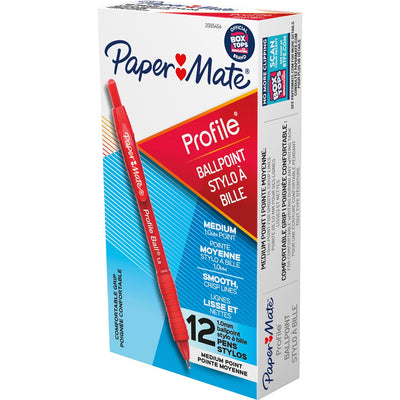 Newell Paper Mate Profile 1.0mm Ballpoint Pens, 1 Dozen, PAP2095454