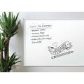 U Melamine Non-Magnetic Dry-Erase Board, UBR032U0001