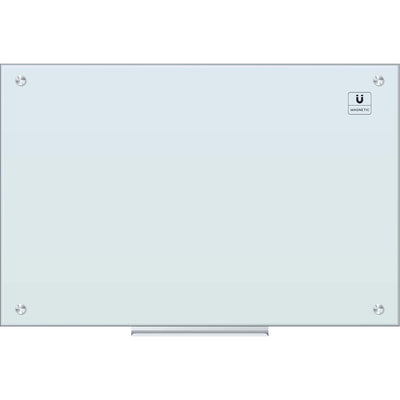 U Magnetic Glass Dry Erase Board, /CT — view 1