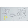 U Magnetic Glass Frameless Dry-Erase Board, UBR2300U0001