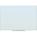 U Floating Frameless Non-Magnetic Ghost Grid Glass Dry-Erase Board, UBR2798U0001