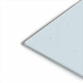 U Floating Frameless Non-Magnetic Ghost Grid Glass Dry-Erase Board, UBR2798U0001