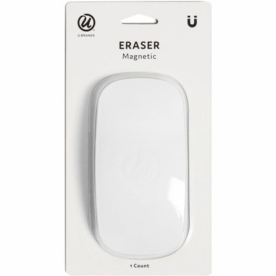 U Classic Magnetic Eraser, White, UBR581U0416