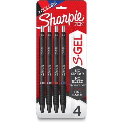 Newell Sharpie S-Gel Pens, 4 / Pack, SAN2116199