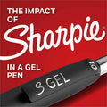 Newell Sharpie S-Gel Pens, 4 / Pack, SAN2096174