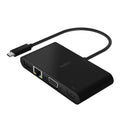 Belkin USB-C Multimedia + Charge Adapter, BLKAVC004BKBL
