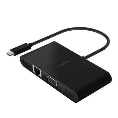 Belkin USB-C Multimedia + Charge Adapter, /CT — view 1