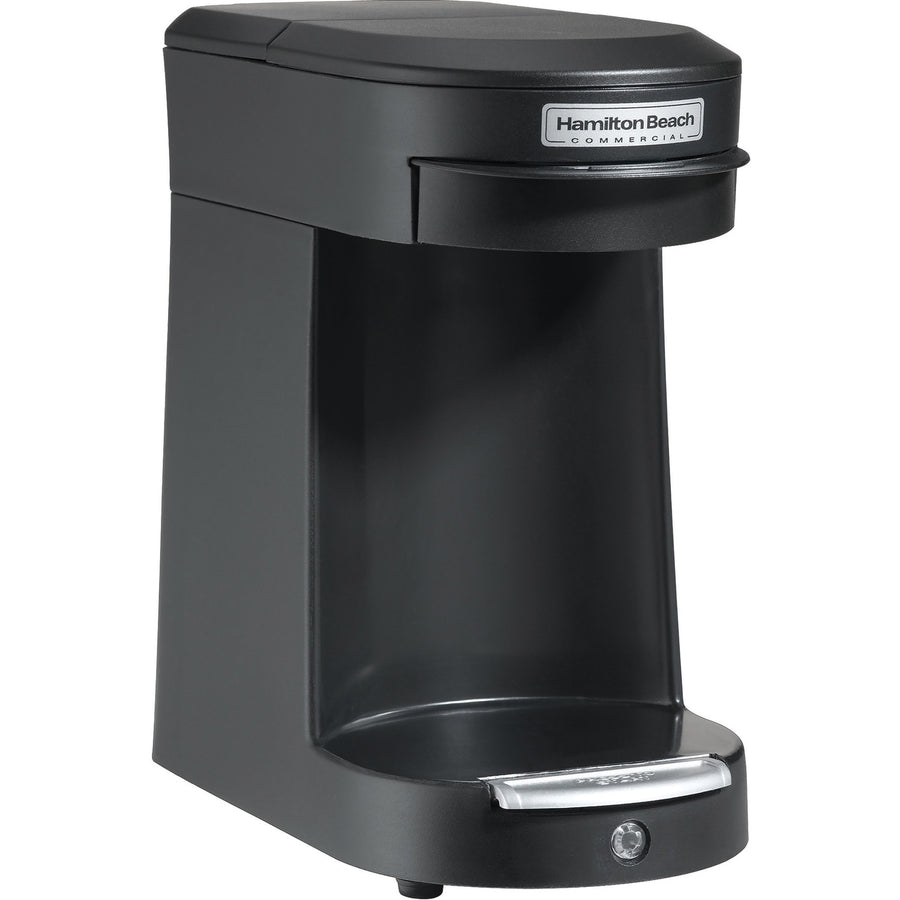 Hamilton Beach Commercial Single-serve Coffee Maker, Black, Indicator Light, CFPCOFFMK1HB