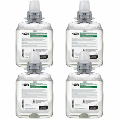 Gojo FMX-12 Refill Green Certified Foam Hand Soap, Clear, 4 / Carton, GOJ516504CT