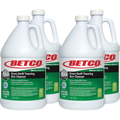 Betco Green Earth Foaming Skin Cleanser, 4 / Carton, BET7810400
