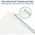 Avery Standard Collated Legal Dividers, White, 8.50" Width x 11" Length, 1 Set, AVE01338