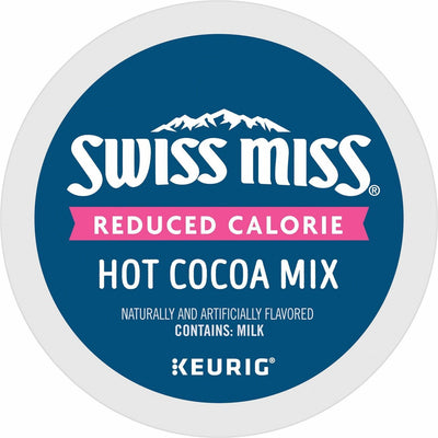 Keurig Dr Pepper . Swiss Miss K-Cup Reduced Calorie Hot Cocoa, 22 / Box, GMT8525