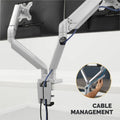 Fellowes Platinum Mounting Arm for Monitor - Silver, FEL8056501