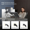 Fellowes Platinum Mounting Arm for Monitor - White, FEL8056301