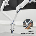 Fellowes Platinum Mounting Arm for Monitor - White, FEL8056301