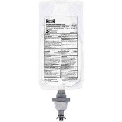 Rubbermaid Commercial Hand Sanitizer Foam Refill, White Clear, 4 / Carton, RCP2080802