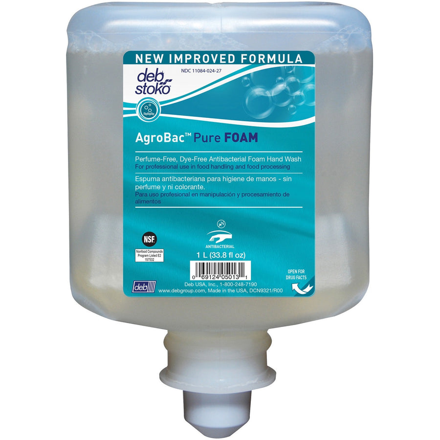 SC Johnson Antimicrobial Foam Hand Wash, Clear, Hygienic, 6 / Carton, SJNAGB1L