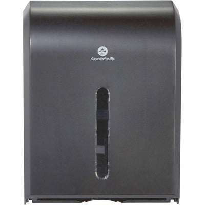 Georgia Pacific . Georgia-Pacific Combi-Fold Paper Towel Dispenser, Black, 600 x Multifold, GPC56650A