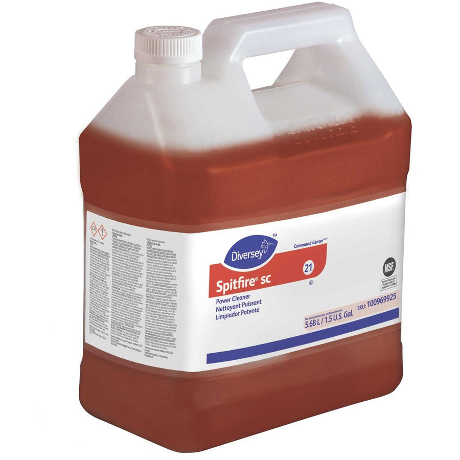 Diversey Spitfire SC Power Cleaner, Red, Streak-free, 2 / Carton, DVO100969925