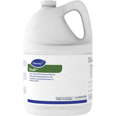 Diversey Profi Floor Cleaner/Grease Remover, White, 4 / Carton, DVO94512759