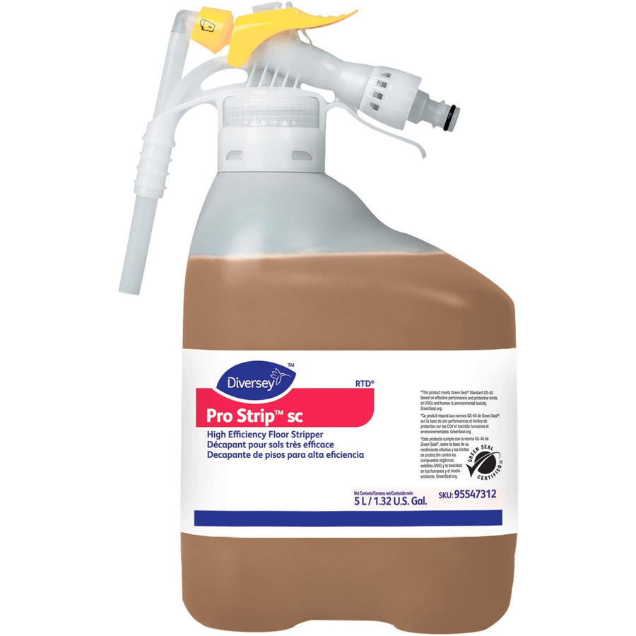 Diversey SC High Efficiency Floor Stripper, White, Low Foaming, DVO95547312