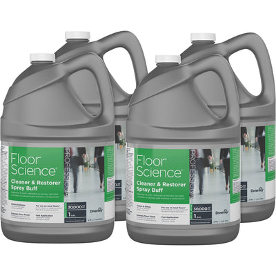 Diversey Floor Science Cleaner Spray Buff, Straw, 4 / Carton, DVOCBD540458CT