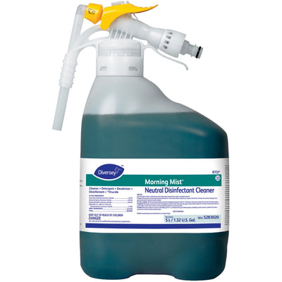 Diversey Quaternary Disinfectant Cleaner, Blue/Green, DVO5283020
