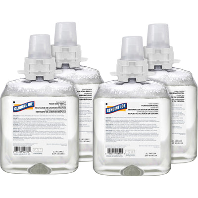 Genuine Joe Green Certified Soap Refill, Clear, 4 / Carton, GJO02890CT