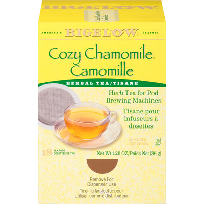 Bigelow Tea Company Bigelow Cozy Chamomile Herbal Tea Pod, 18 / Box, BTC10906