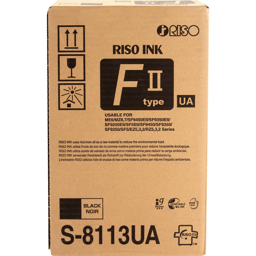 Riso F II Type Ink Tubes, 2 / Carton, RSGS8113U