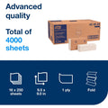 Essity Hygiene and Health AB TORK Advanced Multifold Hand Towels, White, 16 / Carton, TRK424824