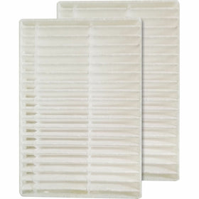 Lorell 3-in-1 Desk Lamp HEPA Air Filters, White, 1 Pack, LLR03147