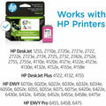 HP 67XL Original High Yield Inkjet Ink Cartridge - Tri-color -, HEW3YM58AN