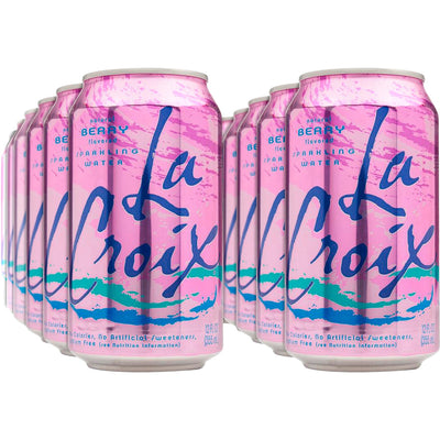 National Beverage LaCroix Berry Flavored Sparkling Water, 2 / Carton, LCX40156