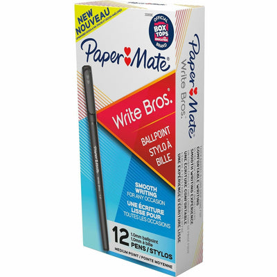 Newell Paper Mate Write Bros. Ballpoint Stick Pens, 1 Dozen, PAP3331131C