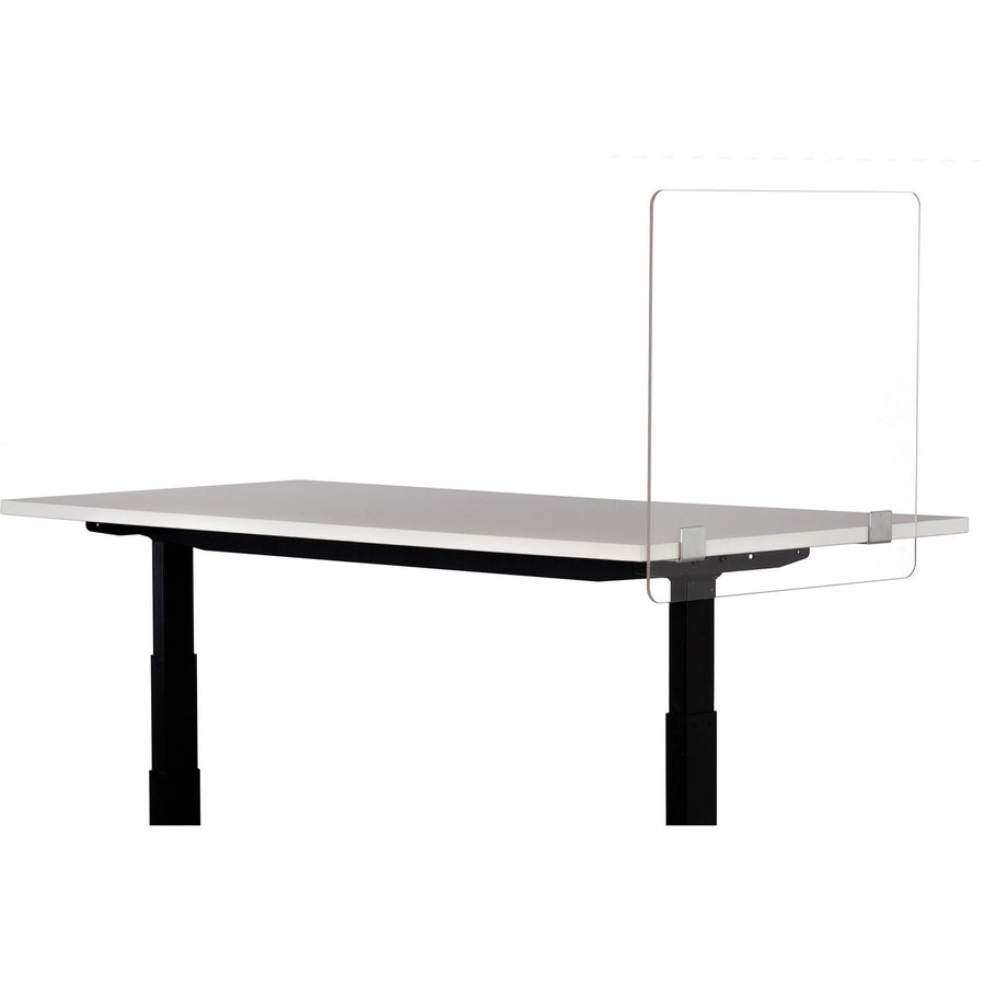Safco Desktop Privacy & Wellness Panel, 23.50" x 23.50", Clear, Acrylic, SAF7515CL