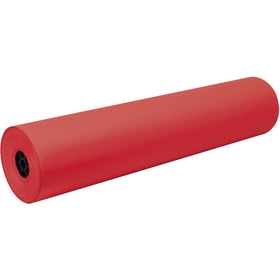 Dixon Ticonderoga Tru-Ray Construction Paper Art Roll, Festive Red, 1 Roll, PACP100601
