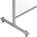Bi-silque S.A MasterVision Mobile Glass Panel Divider, Transparent, BVCDSP273046