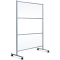 Bi-silque S.A MasterVision Mobile Glass Panel Divider, Transparent, BVCDSP273046