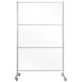 Bi-silque S.A MasterVision Mobile Glass Panel Divider, Transparent, BVCDSP273046