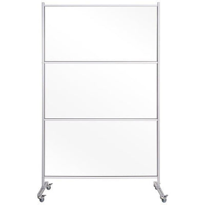 Bi-silque S.A MasterVision Mobile Glass Panel Divider, Transparent, BVCDSP273046
