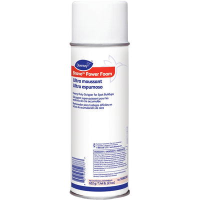 Diversey Bravo Power Foam Heavy Duty Stripper, White, 12 / Carton, DVO94966769