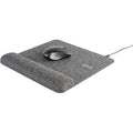 Allsop PowerTrack Plush Wireless Charging Mousepad - (32304), Gray, ASP32304