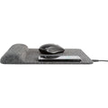 Allsop PowerTrack Plush Wireless Charging Mousepad - (32304), Gray, ASP32304
