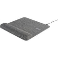 Allsop PowerTrack Plush Wireless Charging Mousepad - (32304), Gray, ASP32304