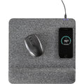 Allsop PowerTrack Plush Wireless Charging Mousepad - (32304), Gray, ASP32304