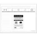 ACCO At-A-Glance Disposable Clean Sheets, White, 25 / Pack, AAGSK2628