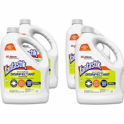 S. C. Johnson & Son fantastik Disinfectant Degreaser, White, 4 / Carton, SJN311930CT